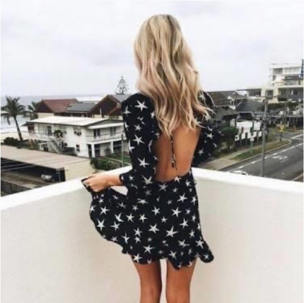 Realisation Par Printed Mini Dress XS